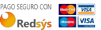 Pago seguro con tarjeta de crédito/débito con Servired/Redsys